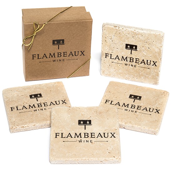 Flambeaux Wine Coaster Set